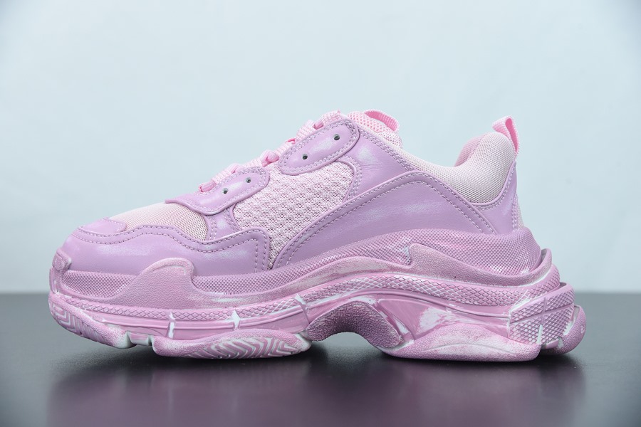 Balenciaga Triple S Faded Sneaker Pink 524039-W3CN3-5000 , Flysneaker ...