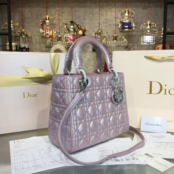 Lady Dior Medium In Lotus Pink Pearl DRLD-009 , Flysneaker, Buy Cheap ...