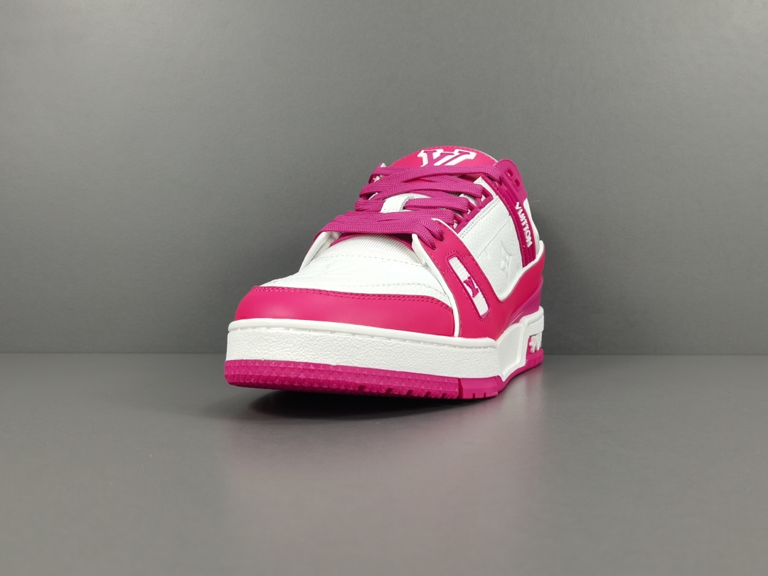 Louis Vuitton LV Trainer Fuchsia Sneaker – Crepslocker