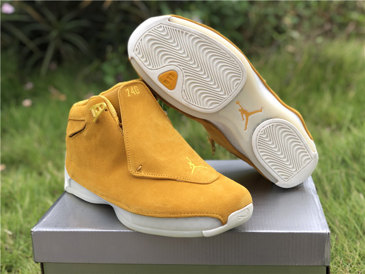 jordan 18 retro yellow ochre