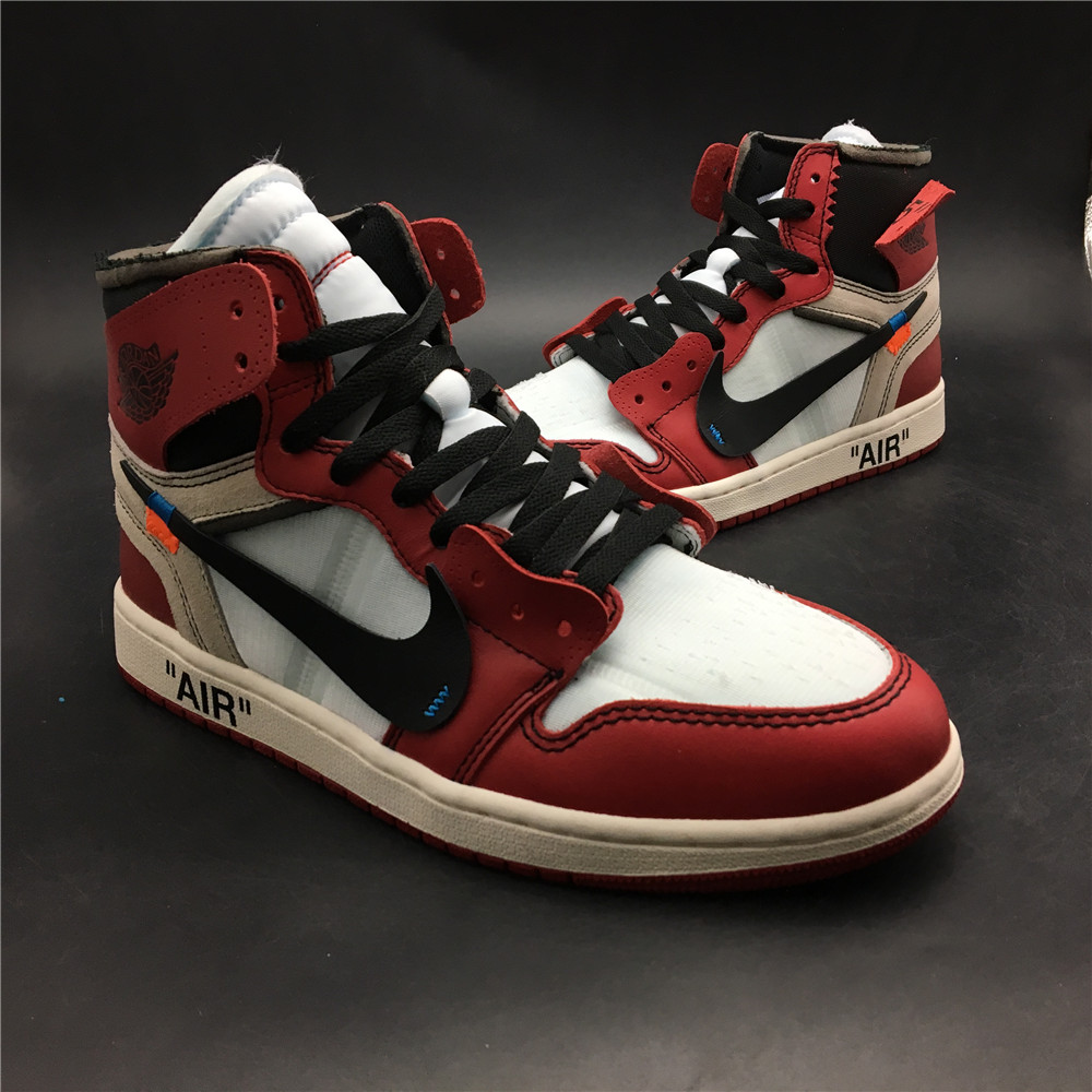OFF-WHITE x Air Jordan 1 Retro High Chicago 'Red color' ,Perfect Kicks ...