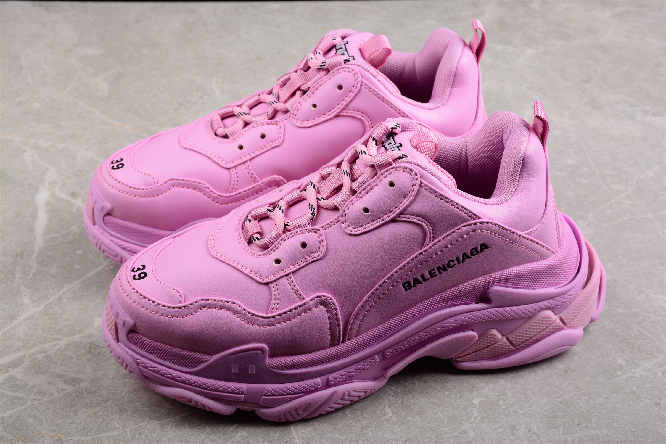 Balenciaga Triple S Sneaker - All Pink 524039-W1FC3-9023 , Flysneaker ...