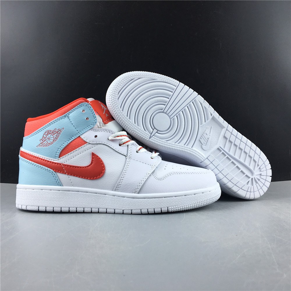 jordan 1 mid white topaz mist