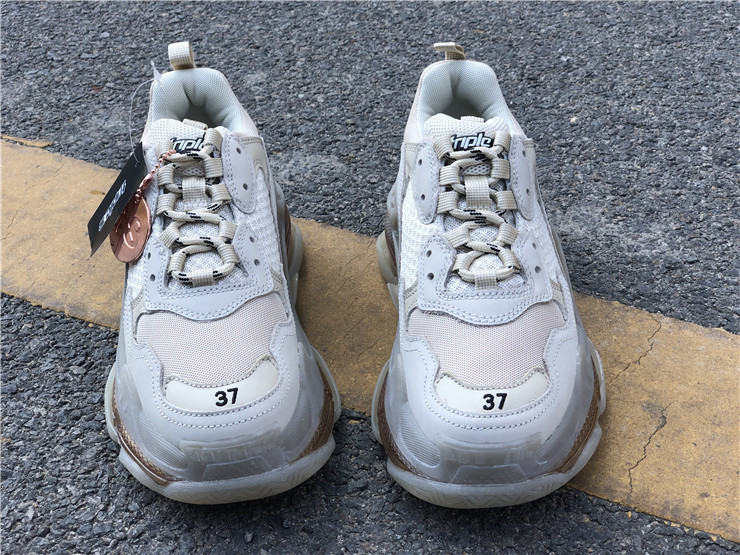 Balenciaga Triple S Clear Sole Off-White (BAL-N31) , Perfect Kicks ...