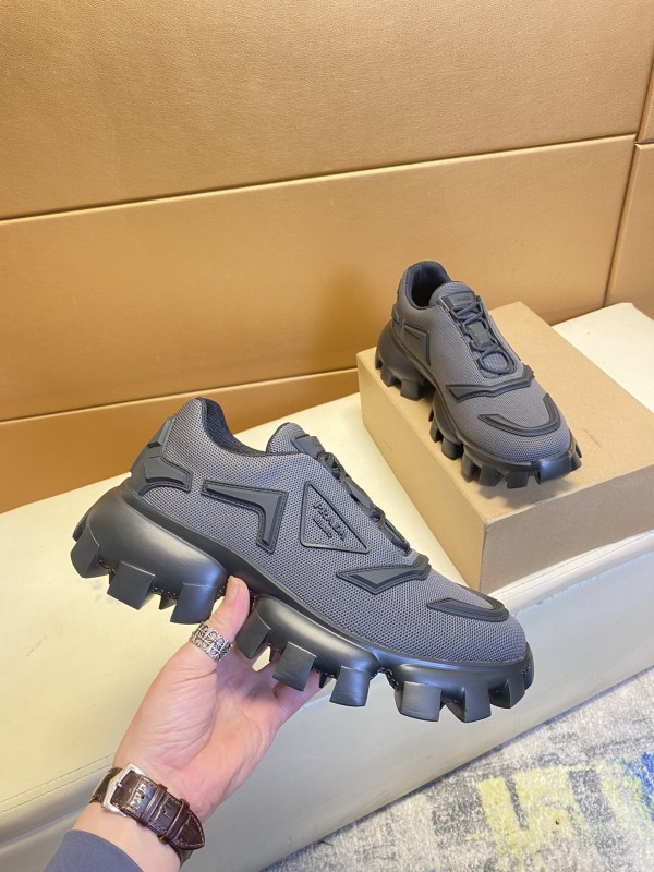 Prada Grey Black Sneakers PRCT-025